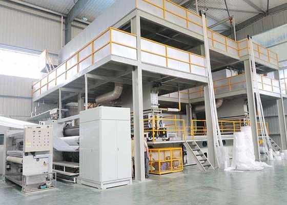 Double Beams Spunbond Nonwoven Fabric Machine High Capacity